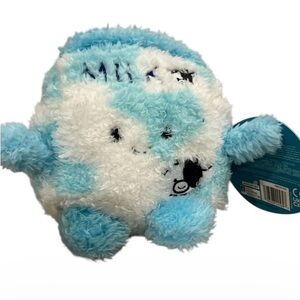Bum Bums Fluffy Blue and White Plush Toy palm pals